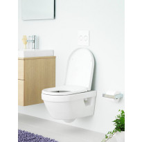 WC-istuin 5G84 Hygienic Flush, seinään asennettava, Soft close -kannella