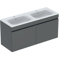 Allaskaappi kaksoisaltaalla Geberit Renova Plan, 622x1300mm, laava