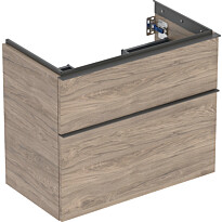 Allaskaappi Geberit iCon Compact, 740x416mm, hikkoripuu