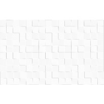Seinälaatta GoldenTile White, 25x40cm, valkoinen