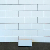 Seinälaatta Arredo Color 10x20cm, matta, valkoinen