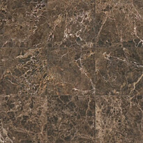 Lattialaatta Keope Elements Lux Emperador 15x15cm, ruskea
