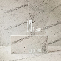 Lattialaatta Arredo Carrara C 30.5x61cm, kiillotettu, valkoinen