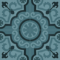 Lattialaatta Marazzi Tappeto 2, 20x20cm, sininen