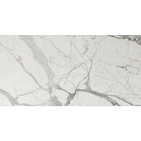 Lattialaatta Keope Elements Lux Calacatta 30x60cm, valkoinen