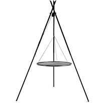 Kolmijalkagrilli Gop CookKing, Ø60cm, korkeus 210 cm, raakateräs