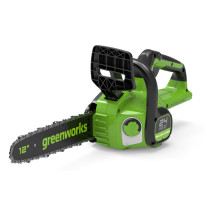 Akkumoottorisaha Greenworks GD24CS30, 30cm, 24V, ilman akkua