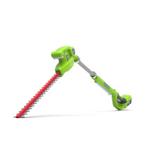 Akkuoksasaha/pensasleikkuri Greenworks G24PSHK2 24V 2,0 Ah akulla