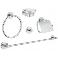 Kylpyhuonetarvikesetti Grohe Essentials, 5 osaa