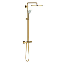 Sadesuihkusetti Grohe Euphoria System 310, termostaattihanalla, hierova suihku, ⌀310mm, kiiltävä kulta, Verkkokaupan poistotuote