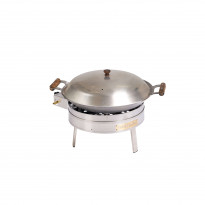 Cataplanasetti GrillSymbol PRO-450 inox CAT Ø45 cm kaasupoltin säädinletkusetti