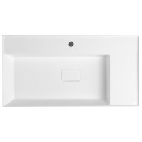 Pesuallas Interia Godiva, 830x440mm, kivi, valkoinen 