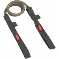 Vaihtokuminauha Gymstick Original -jumppakeppiin, Extra Strong, hopea