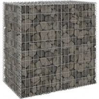 Gabion-kivikori kansilla galvanoitu teräs 100x60x100 cm
