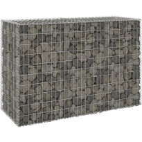 Gabion-kivikori kansilla galvanoitu teräs 150x60x100 cm