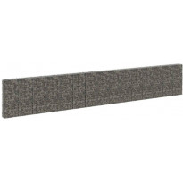 Gabion-kivikori kansilla galvanoitu teräs 900x30x150 cm
