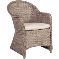 Nojatuoli Home4you Toscana, hiekka/beige