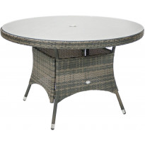 Pöytä Home4you Geneva, Ø120cm, harmaa