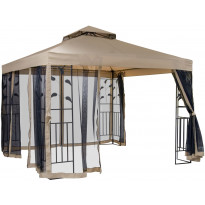 Paviljonki Home4you Leaf, 3x3m, beige