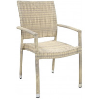 Tuoli Home4you Wicker-3 2kpl, beige