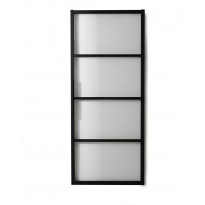 Ovi Habo Square, 900x2133x28mm, musta/lasi