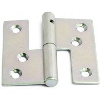 Sarana Habo 1002, 70x74mm, oikea, sähkösinkitty, 2 kpl