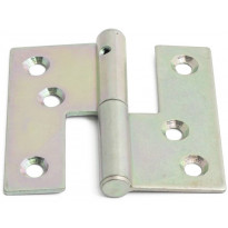 Sarana Habo 1002, 70x74mm, vasen, sähkösinkitty, 2 kpl