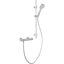 Suihkusetti Hafa Gaia, termostaattihanalla, vettä säästävä, Smartmix-suihkuhanalla, cc150, kiiltävä kromi