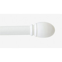 Verhotanko Hasta Olivia Ø16/19mm, 130-240cm, valkoinen