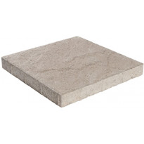 Betonilaatta HB-Betoni, 50x398x398mm, pintaprofiloitu, harmaa