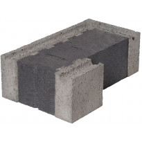 Eristeharkko PEH ultra HB-Betoni 190x597x380mm, kulma oikea 