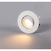 LED-alasvalo Hide-a-lite Core Smart Tilt 45°, 2700K, valkoinen