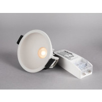 LED-alasvalo Hide-a-lite Globe G2 Recessed, Tune, valkoinen
