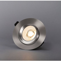 LED-alasvalo Hide-a-lite Comfort G3 Tilt, 2700K, teräs