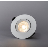 LED-alasvalo Hide-a-lite Comfort G3 Tilt DALI, 2700K, valkoinen
