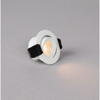 LED-alasvalo Hide-a-lite Optic XS Tilt, Tune, valkoinen