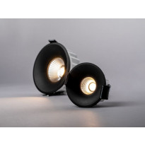 LED-alasvalon kehys Hide-a-lite Optic Deep XS, musta