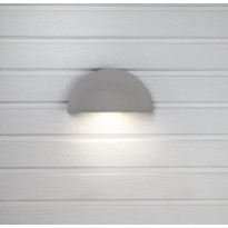 LED-seinävalaisin Hide-a-lite Arc Pistorasia harmaa