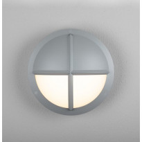 LED-ulkoseinävalaisin Hide-a-lite Moon Public Cross II IK10, harmaa