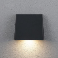 LED-ulkoseinävalaisin Hide-a-lite Edge XL, 3000K, antrasiitti