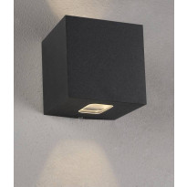 LED-seinävalaisin Hide-a-lite Cube II, 3000K, antrasiitti