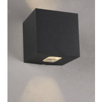 LED-seinävalaisin Hide-a-lite Cube II, 3000K, antrasiitti