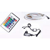 LED-valonauha Heat, RGB, 4.8W, IP44/IP65, 3m + kaukosäädin