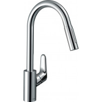 Keittiöhana Hansgrohe Focus M41 240 2jet, ulosvedettävä juoksuputki