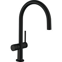 Keittiöhana Hansgrohe Talis M54 220, APK-liitäntä, musta, Verkkokaupan poistotuote