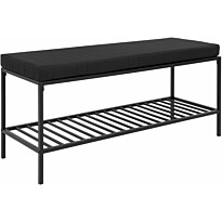 Eteispenkki House Nordic Vita, 100cm, pehmusteella, musta