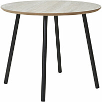 Sohvapöytä House Nordic Aalst, ø55x45cm, harmaa/beige travertinekuosi