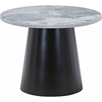 Sohvapöytä House Nordic Brito, ø60cm, harmaa marmorijäljitelmä