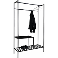 Vaateteline House Nordic Vita, 101x38x170cm, musta