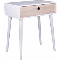 Sivupöytä laatikolla House Nordic Parma, 32x45x54.5cm, valkoinen
